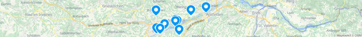 Map view for Pharmacies emergency services nearby Marchtrenk (Wels  (Land), Oberösterreich)